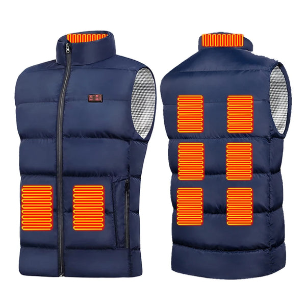 Heated Jacket with USB Rechargeable Heating