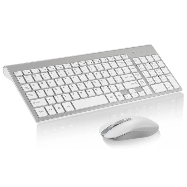 Slim Wireless Keyboard and Mouse Combo