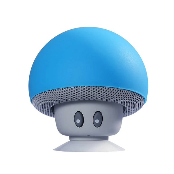 Portable Mushroom-Shaped Waterproof Bluetooth Speaker with Suction Cup