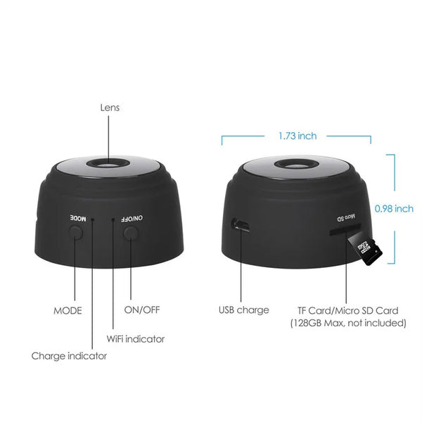 Mini WiFi Camera with Night Vision