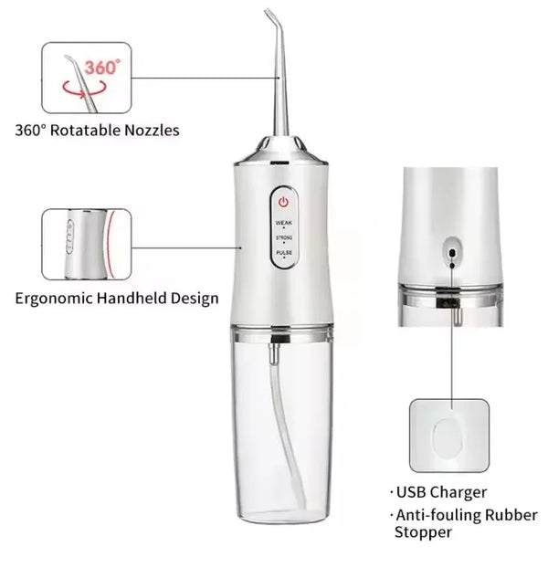 Portable Oral Irrigator – IPX7 Waterproof Dental Water Flosser